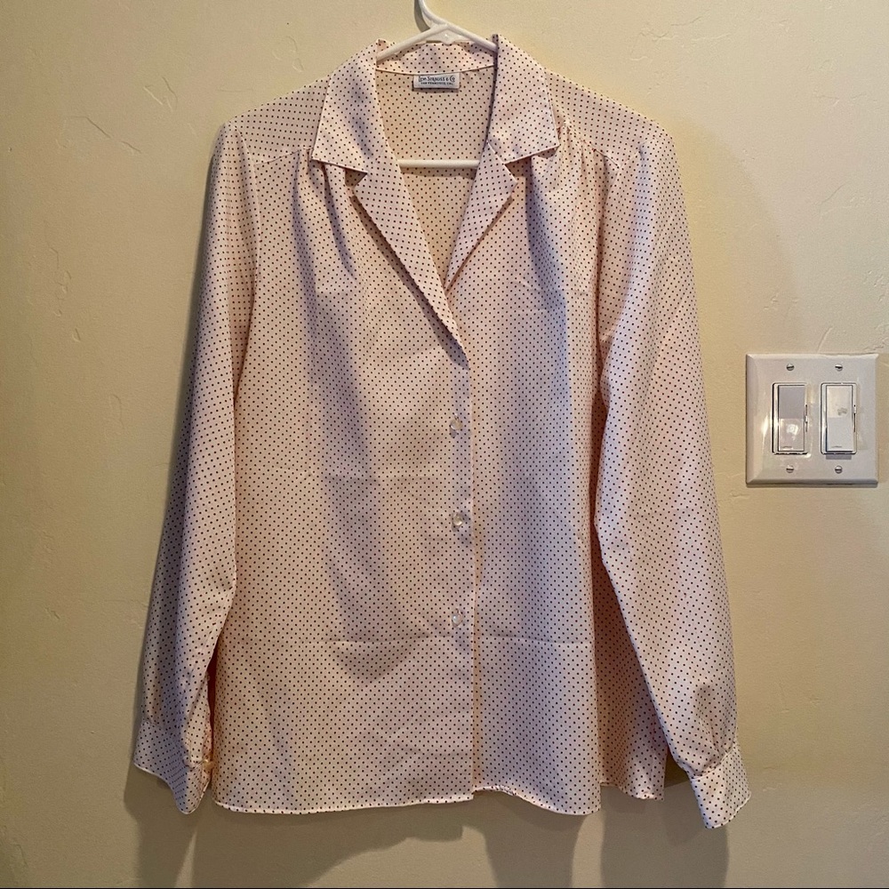 Vintage Levi’s Strauss & Co. Clear Button Up Top